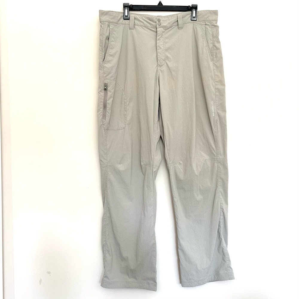 Merrell Men's Tan Outdoor Stretch Chinos Cargo Pants UPF50+